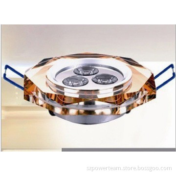 Recessed led down light/crystal light
